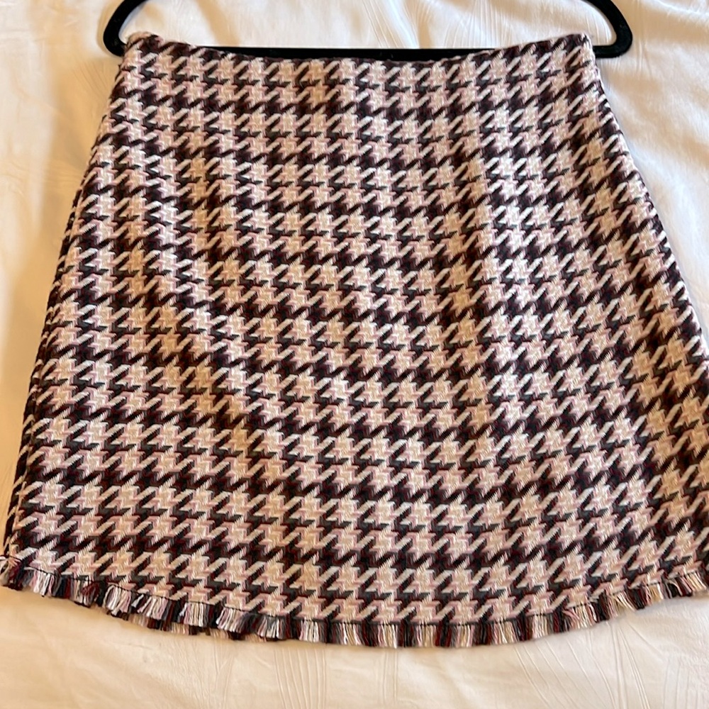 Bcbgeneration herringbone tweed skirt